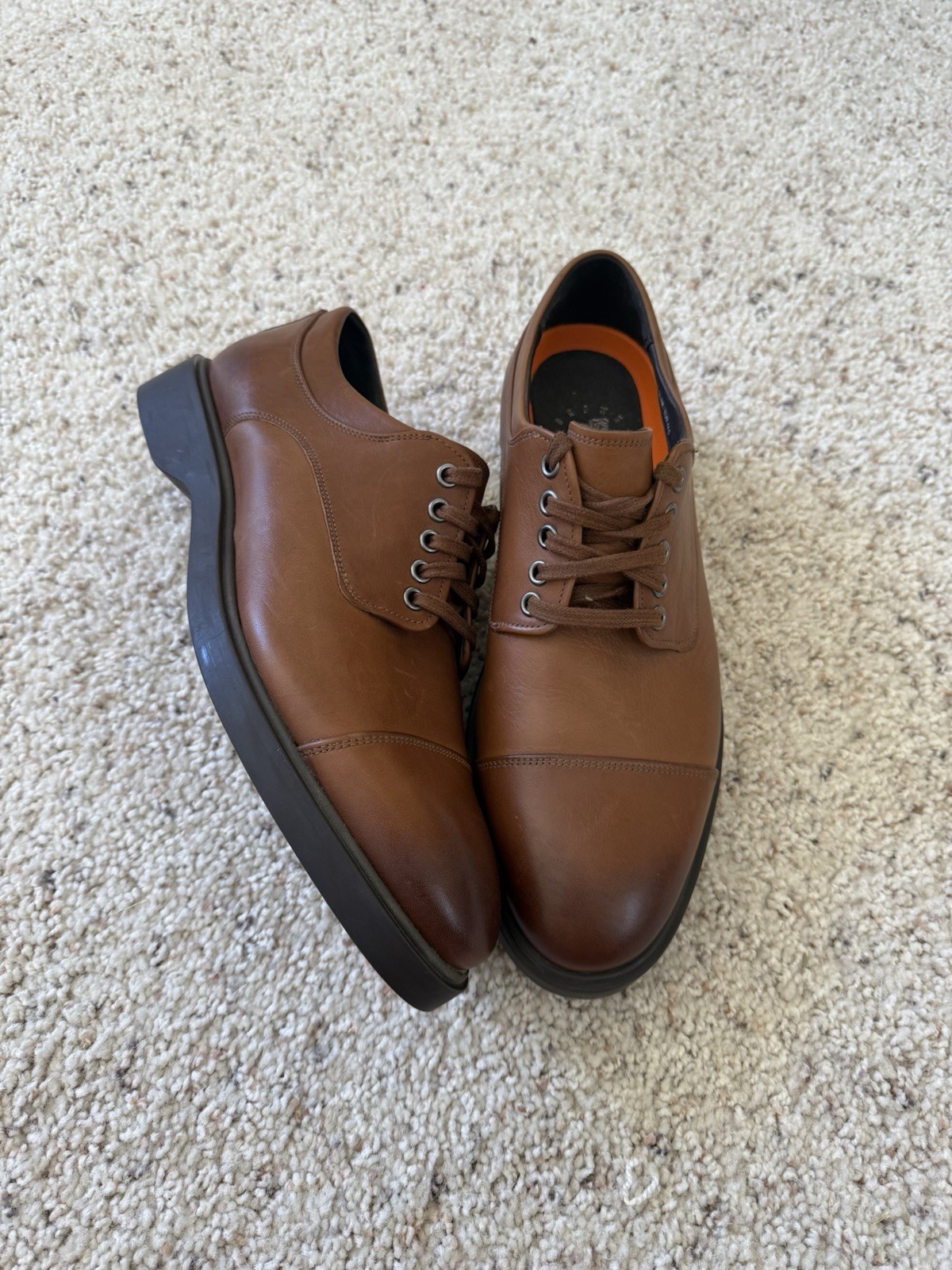 SAOLA Scarpe eleganti George Brown BILT da uomo Butch Captoe Oxford stringate in pelle taglia US 10 5