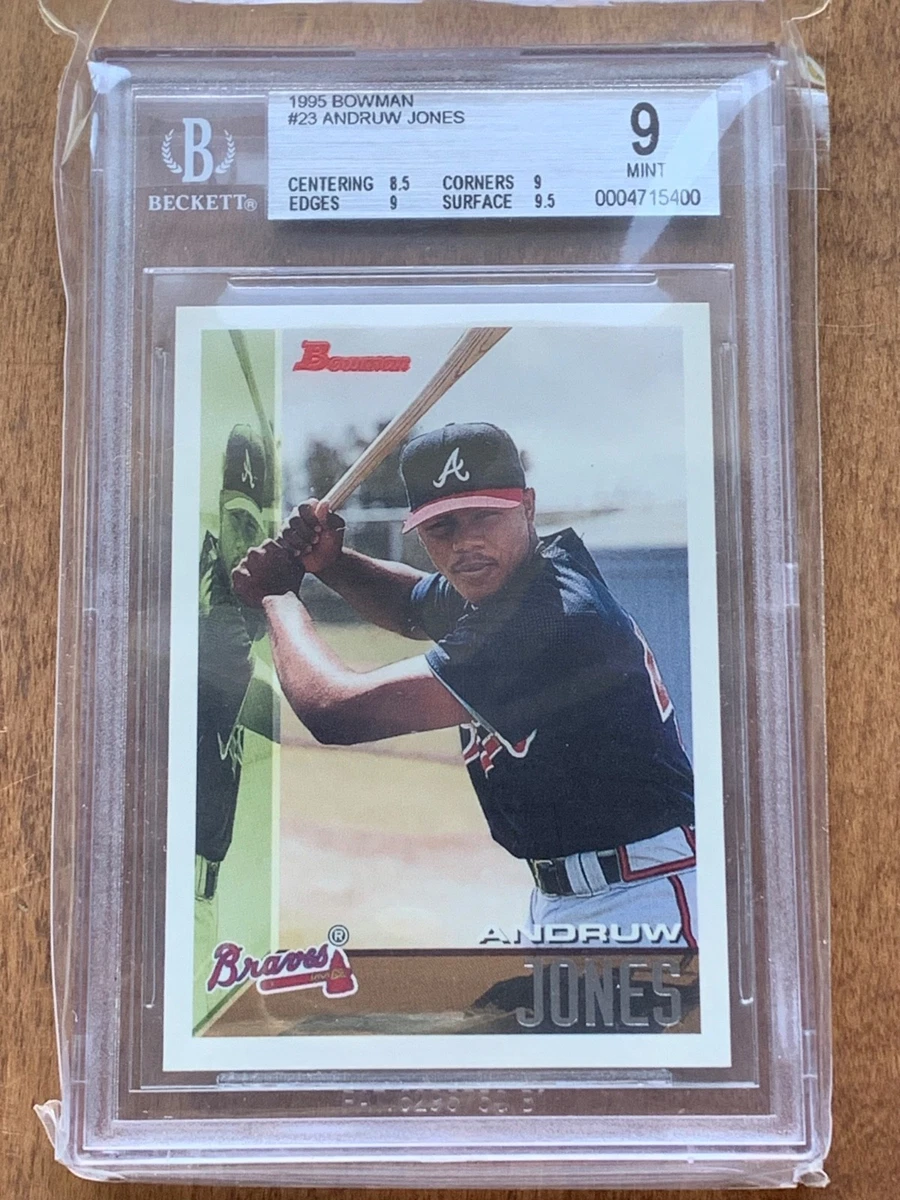 Andruw Jones Beckett Grading Services (BGS) Atlanta Braves