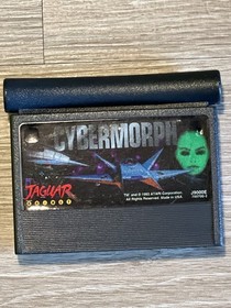 Atari Jaguar System Console Bundle Cybermorph Cartridge Original Box Inserts