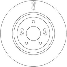 2X TRW BREMSSCHEIBEN 320mm INNENBELÜFTET VORNE PASSEND FÜR HYUNDAI I40 IX35