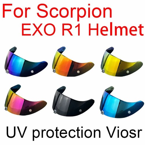 Helmet Visor Lens For KDF-16-1 Scorpion Exo 1400 Carbon, R1 Air EXO 520 Anti-UV - Foto 20 di 41
