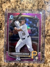 2025 Bowman Draft Chrome Adonys Guzman Pink Reptilian Refractor 142/199 BDC-126