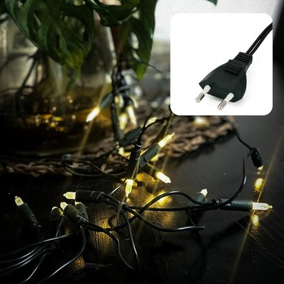 hellum Pisello LED-Lichterkette innen, 220V strombetrieben Lichterkette