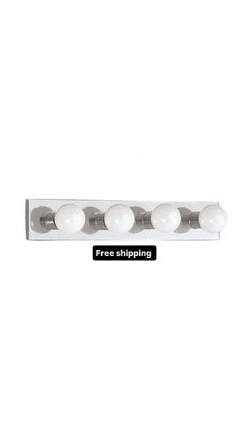 Sea Gull Lighting Four-Bulb Chrome Bar Light in Chrome - 4738-05 - Picture 1 of 3