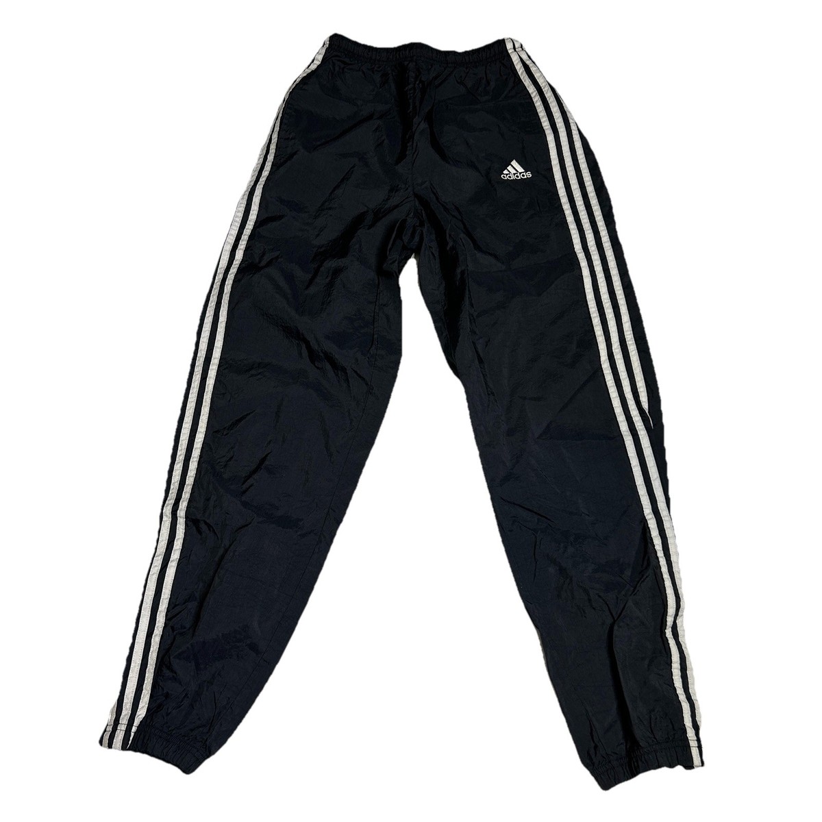 パンツ adidas vintage pants Vintage Adidas Track Pants Mens Small Black Windbreaker Wind Pants