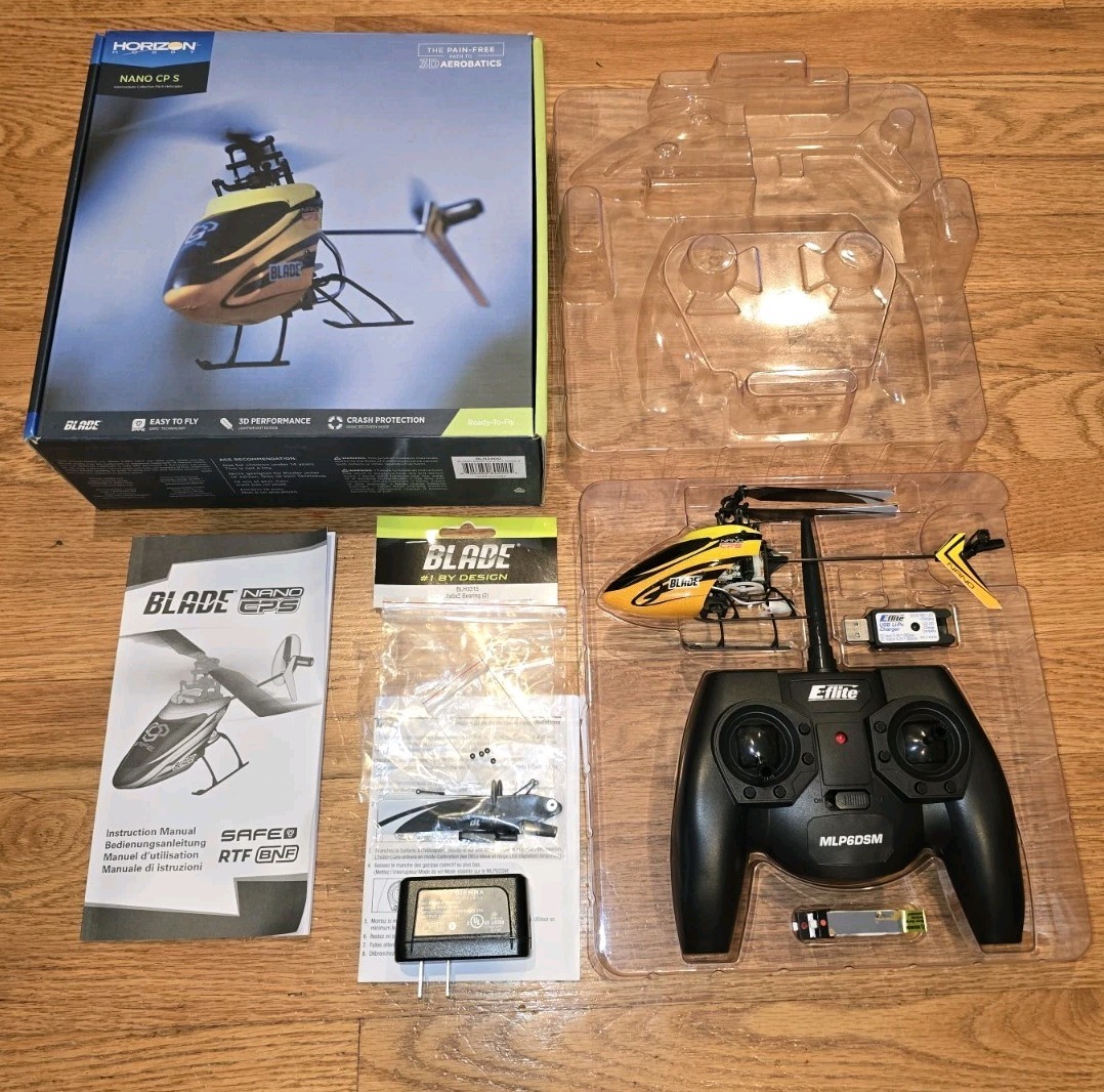 Blade Nano CP-S RTF Horizon Hobby RC Helicopter Ready To Fly With