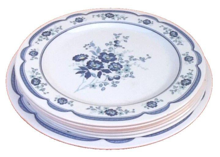 Decorline 32 Assiettes Élégantes en Plastique Dur Réutilisables et