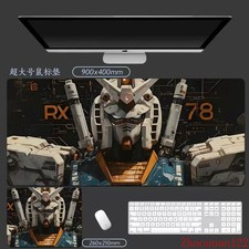 40x90cm Anime Gundam RX78 Big Mouse Pad Desk Keyboard Mat Non-Slip Fan Gift G6