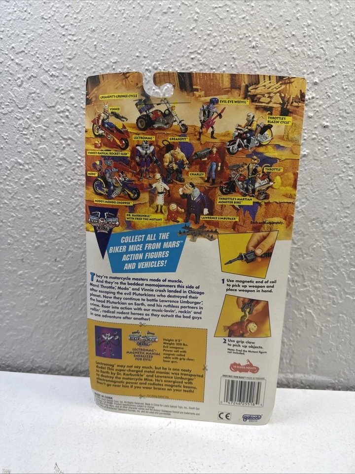 Biker Mice from Mars- LECTROMAG- 1993 - Image 2 of 4