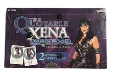 The Quotable Xena Warrior Princess Trading Cards NEW SEALED 2 Autographs Inside