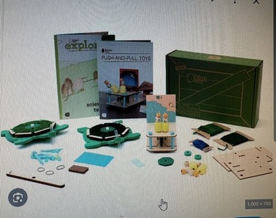 Kiwi Crate Kiwi Co Push And Pull Toys Brand New In Box NIB