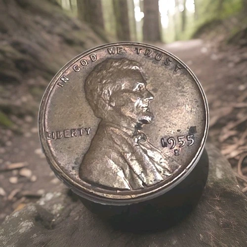 1955-S Lincoln Wheat Cent — photo from the most recent tracked eBay sale