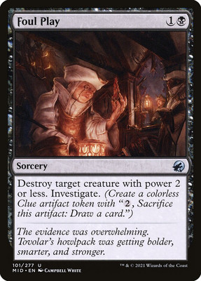 [MTG] Foul Play (101) (MID) NM