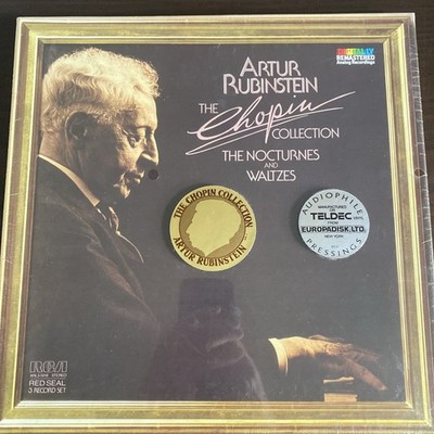 Artur Rubinstein Chopin Collection 1984 RCA Teldec Nocturnes Sealed 3 LP Box Set