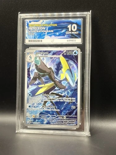 ACE 10 Inteleon 142/132 IR 2025 Mega Evolution Pokemon TCG (NOT PSA)