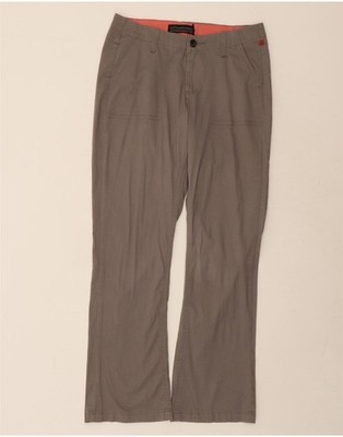 LEE Damen Modern Series Bootcut Chino Hose W30 L30 Grau DJ10