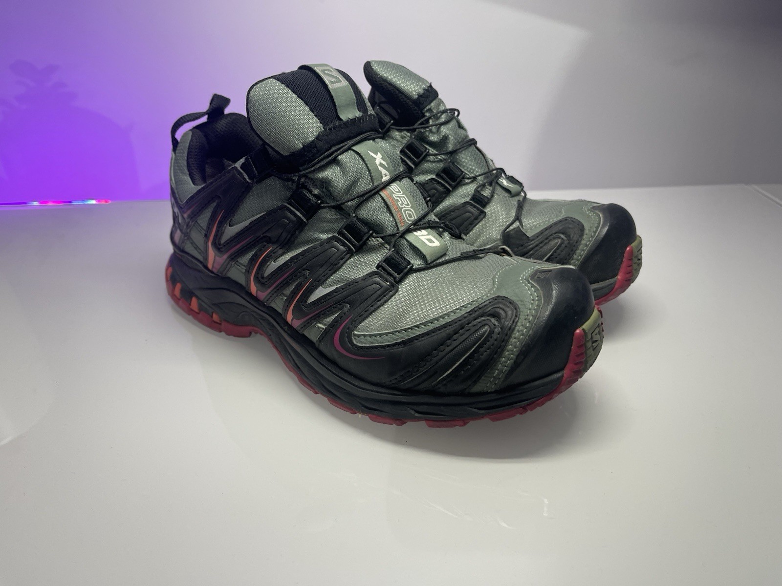 SALOMON XA Pro 3D GTX scarpe da ginnastica da trekking viola da donna taglia UK 4