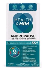 Health & Her Health & Him Andropause 55+ Multi-Nutrient Supplement 60 Capsules