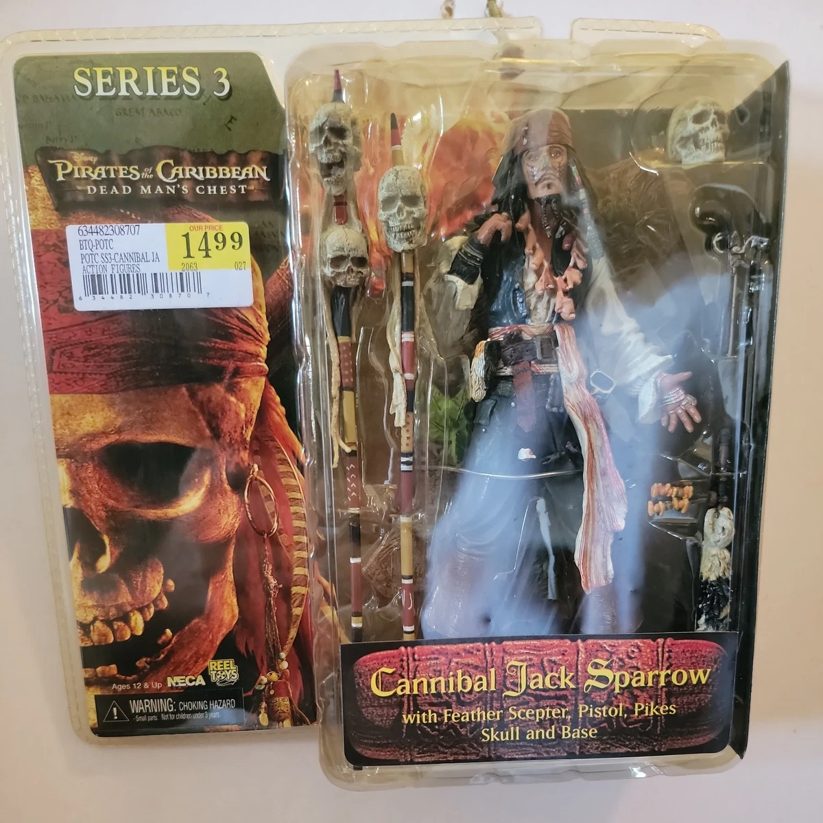 NECA Jack Sparrow Pirates of the Caribbean TV, Movie & Video Games