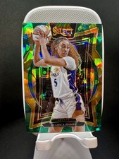 2025 Panini Select WNBA #10 Green Ice Prizms Dearica Hamby - Los Angeles Sparks