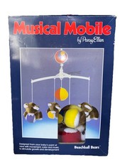 Vintage 1987 Pansy Ellen Beachball Bears Mobile With Box, Tested  Works 