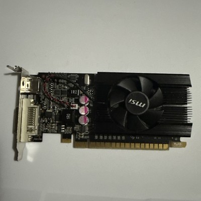 MSI GeForce GT 610 1GB DDR3 PCIe HDMI DVI VGA Video Card N610GT-MD1GD3/LP 