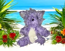 Moose Scruff a Luvs Purple Puppy Dog 9” Plush
