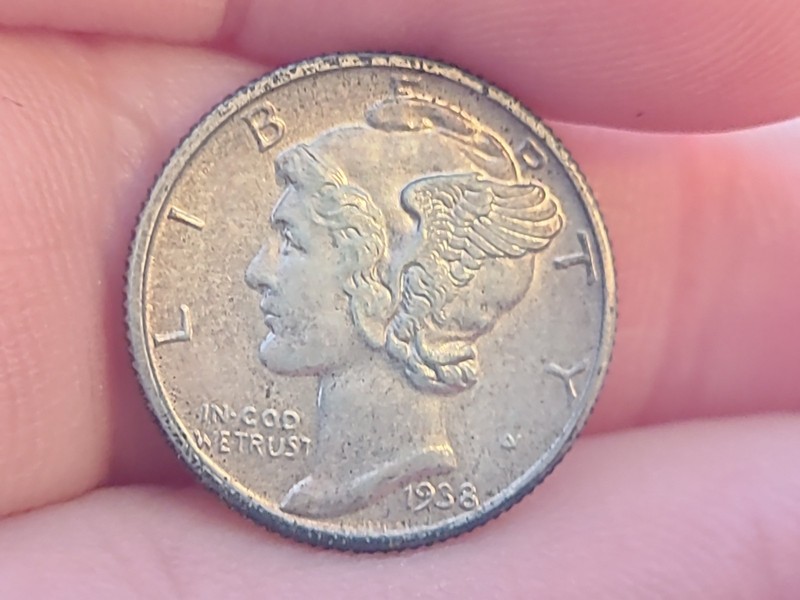 1938 Proof Mercury Dime With Full Split Bell Lines More Rare Than Regular Proof 