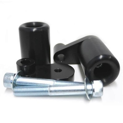 Shogun No-Cut Frame Sliders Black #750-4169 for Kawasaki Ninja 500R 2024