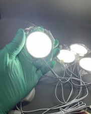 Under Cabinet Kitchen Lights Plug In Dimmable Set Of 4 Stick On Puck Spot Lights
