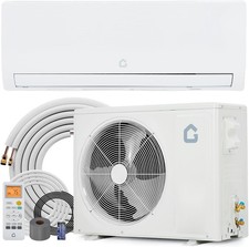 DIY Mini Split AC/Heating System 12000BTU 19 SEER2 115V Ductless Air Conditioner