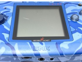 Neo Geo Pocket Color Console Camouflage Blue SNK Tested