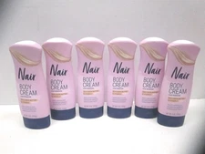 Nair 9oz. Cocoa Butter/Vitamin E Body Hair Removal Cream - Lot of 6