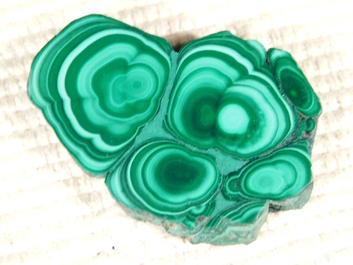 Polished CAVE MALACHITE Stalagmite or Stalactite Slab Congo 19.0gr
