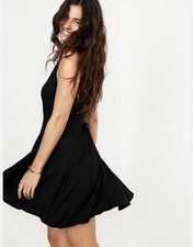 Old Navy Crepe Fit And Flare Button Mini Dress Size Tall XS NWOT