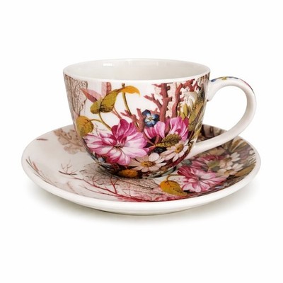 Maxwell & Williams Cashmere Ocean Fantasy Porcelain Tea Cup & Saucer 200 ml