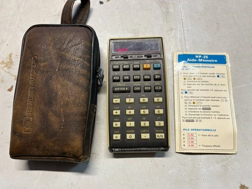 HP 25 Calculatrice  Vintage Fonctionnelle Rare  Hewlett Packard HP-25