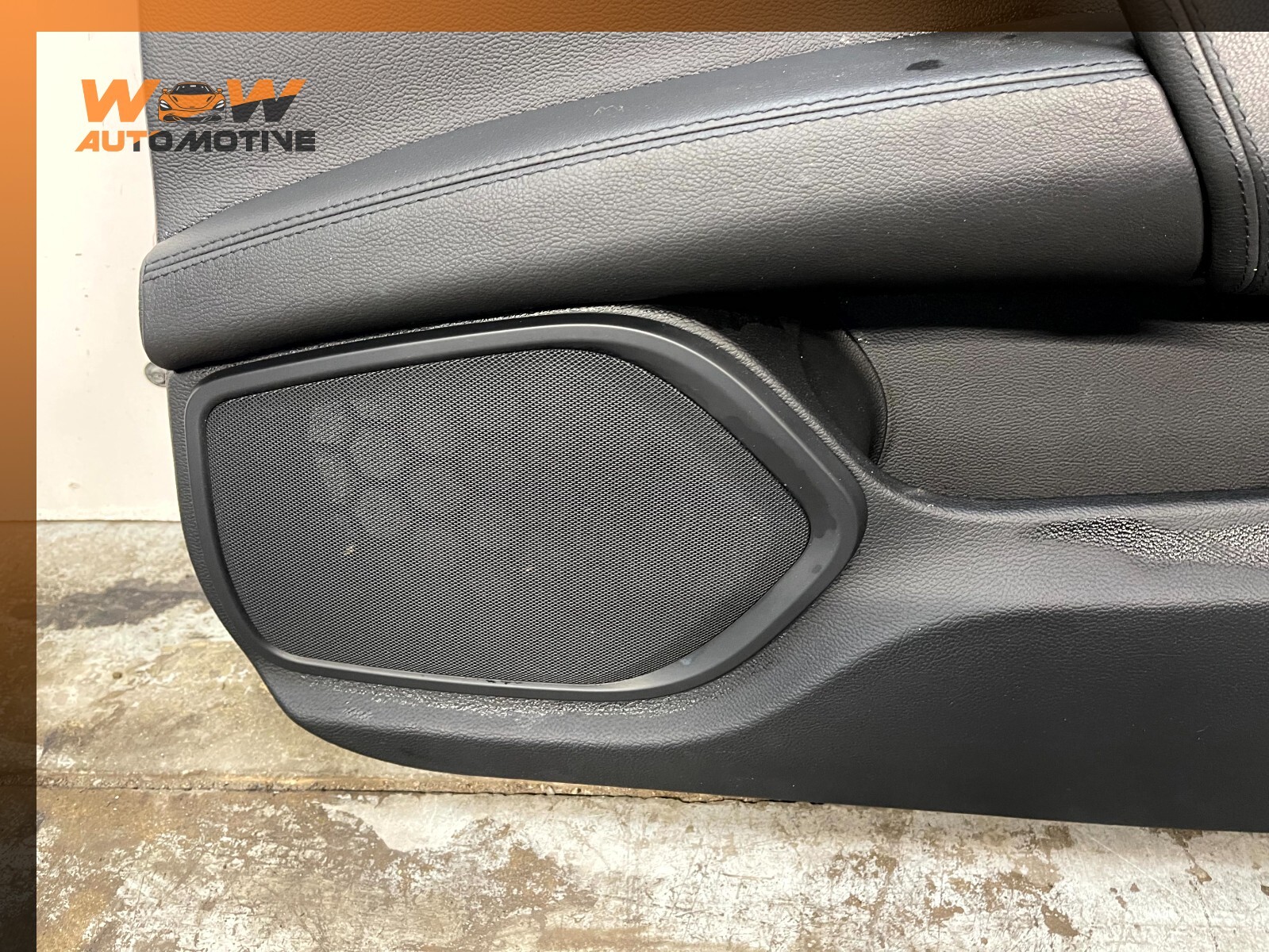 14-16 MASERATI GHIBLI FRONT RIGHT PASSENGER SIDE INTERIOR DOOR PANEL BLACK OEM