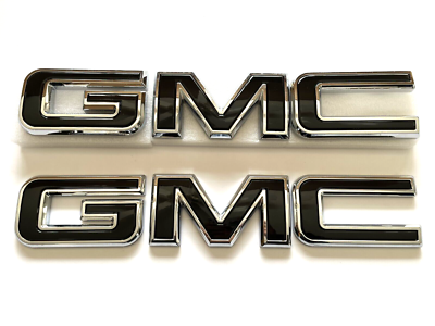 Genuine GM Front Emblem – Chrome & Black GMC Logo For 2019-2023 Sierra 1500 Multi-Pro Tailgate