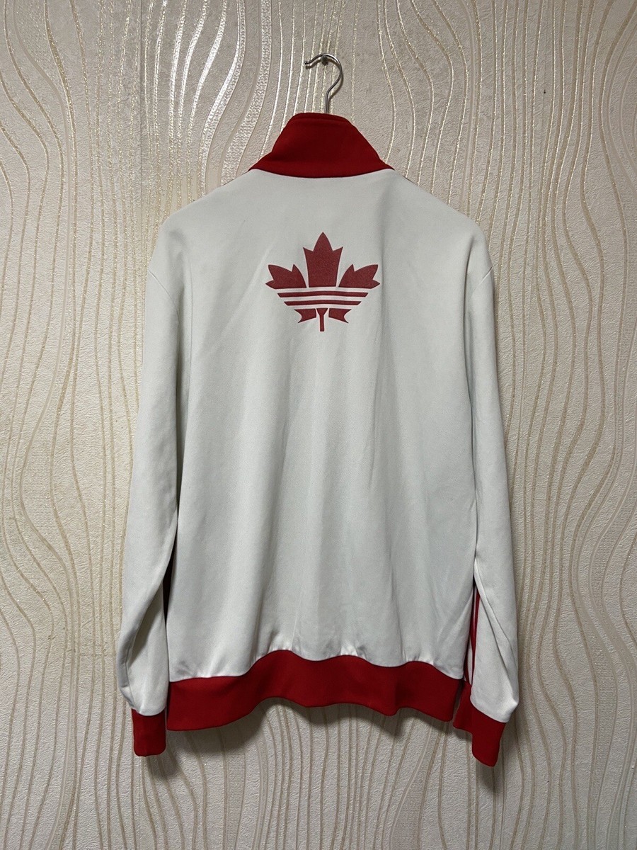 CANADA FULL ZIP TRACK JACKET ADIDAS ORIGINALS 695165 sz XL CANADA FULL ZIP TRACK JACKET ADIDAS ORIGINALS 695165 sz XL