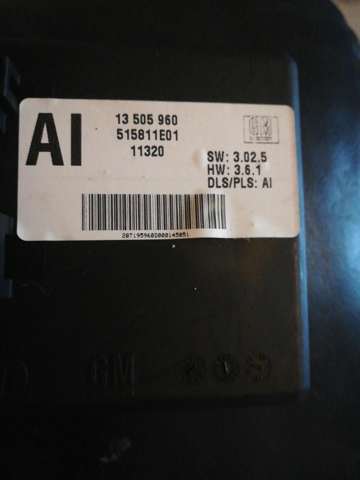 13505960 electronics module for OPEL ASTRA J I 2.0 CDTI INSIGNIA 