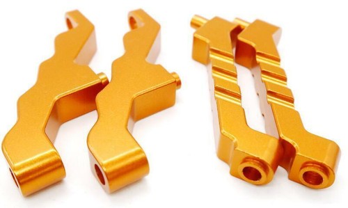 Aluminum metal CNC DIY Upgrade Parts Fit for 1/5 HPI Baja KM ROVAN Rc Car Orange - Picture 13 of 15