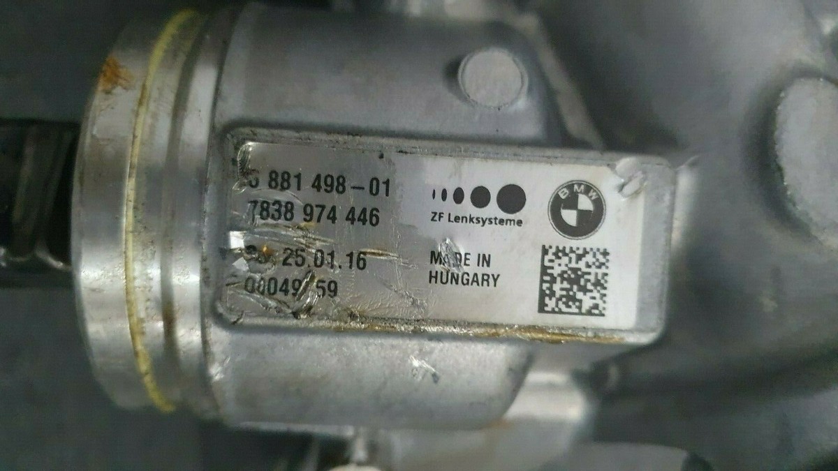 Original BMW 1er F20 Lenkgetriebe Servolenkung Lenkung 7838974 