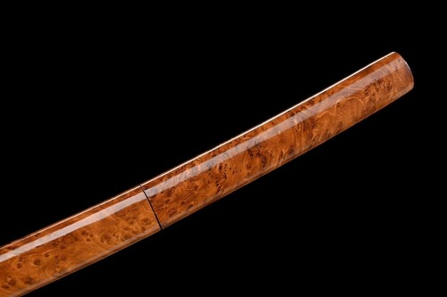 Handmade Shirasaya Katana Damascus Folded steel Combat Japanese samurai sword - Picture 9 of 10