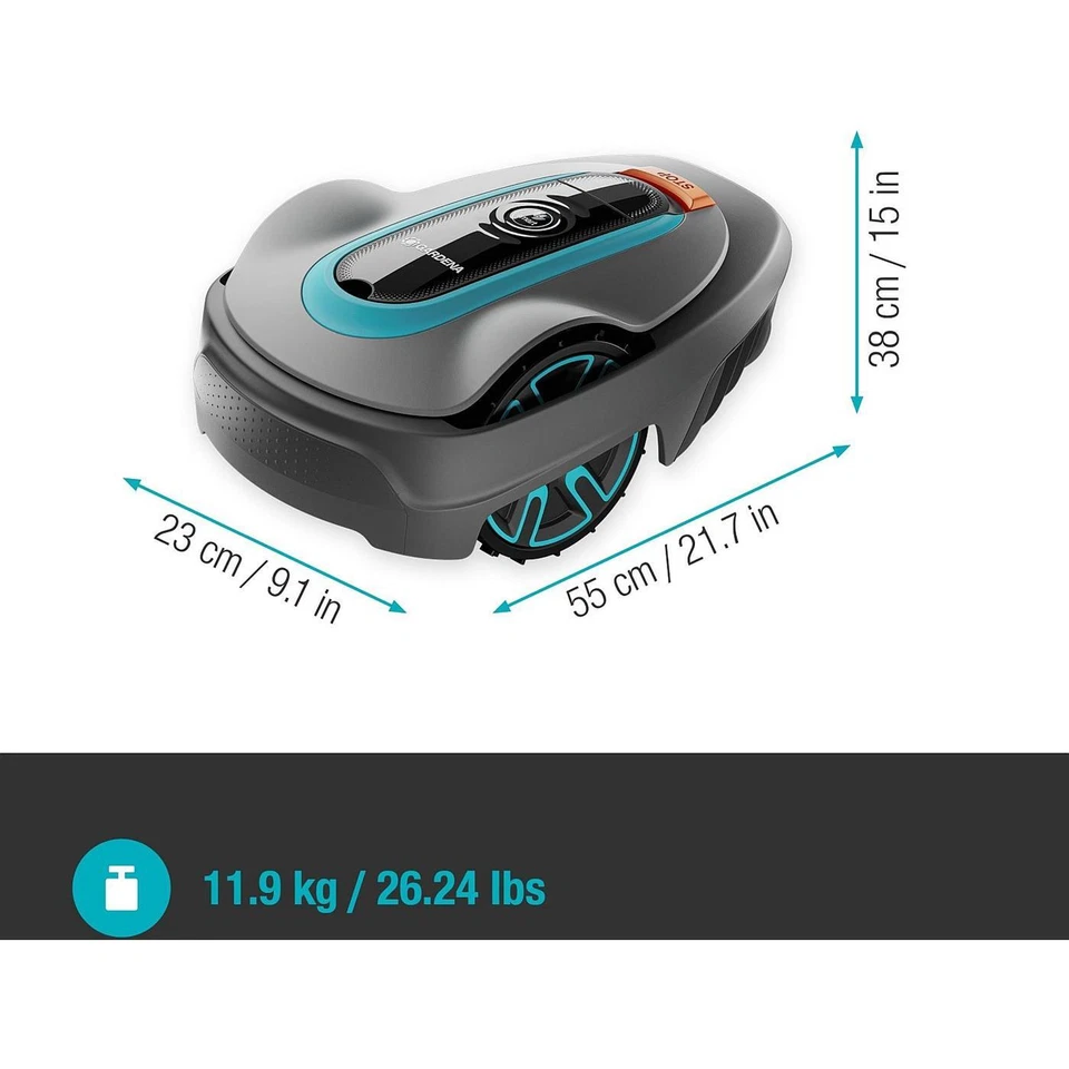 GARDENA Mähroboter smart SILENO city 400 m² KI-Technologie APP GPS inkl. Zubehör - Bild 4 von 4