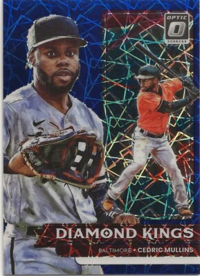2022 Panini Optic Diamond Kings Blue Velocity Cedric Mullins 41/99 #5
