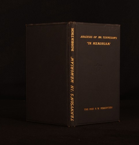 1890 Analysis of Mr. Tennyson's 'In Memoriam' Frederick Robertson - Imagen 2 de 5