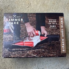 Hammer + Axt 6er Pack Kühlschlinge isoliert innen seitlicher Reißverschluss & Tragegurt