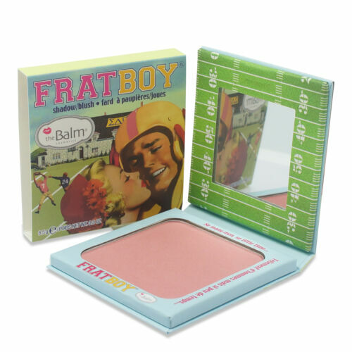 THE BALM COSMETICS FRAT BOY EYESHADOW/BLUSH POWDER+MIRROR AUTHENTIC 8