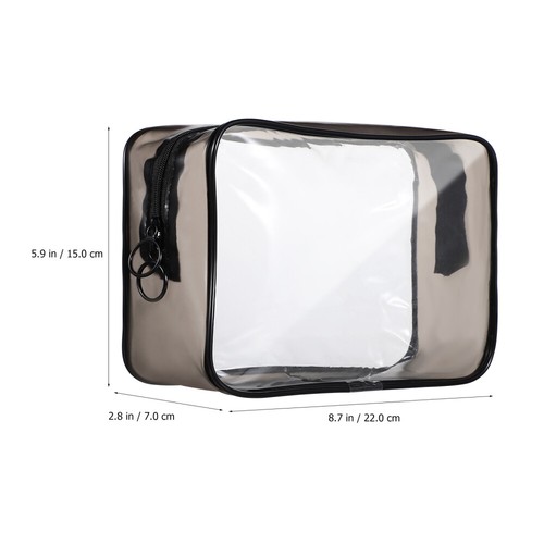 3 Pcs Makeup Storage Bag Vacation Travel Unisex Toiletry Plastic Bags - Picture 5 of 12